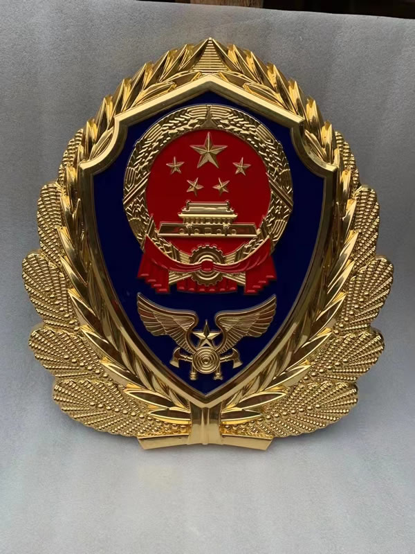 广东贴金消防徽